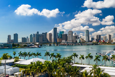 view of downtown Miami, FL during the day