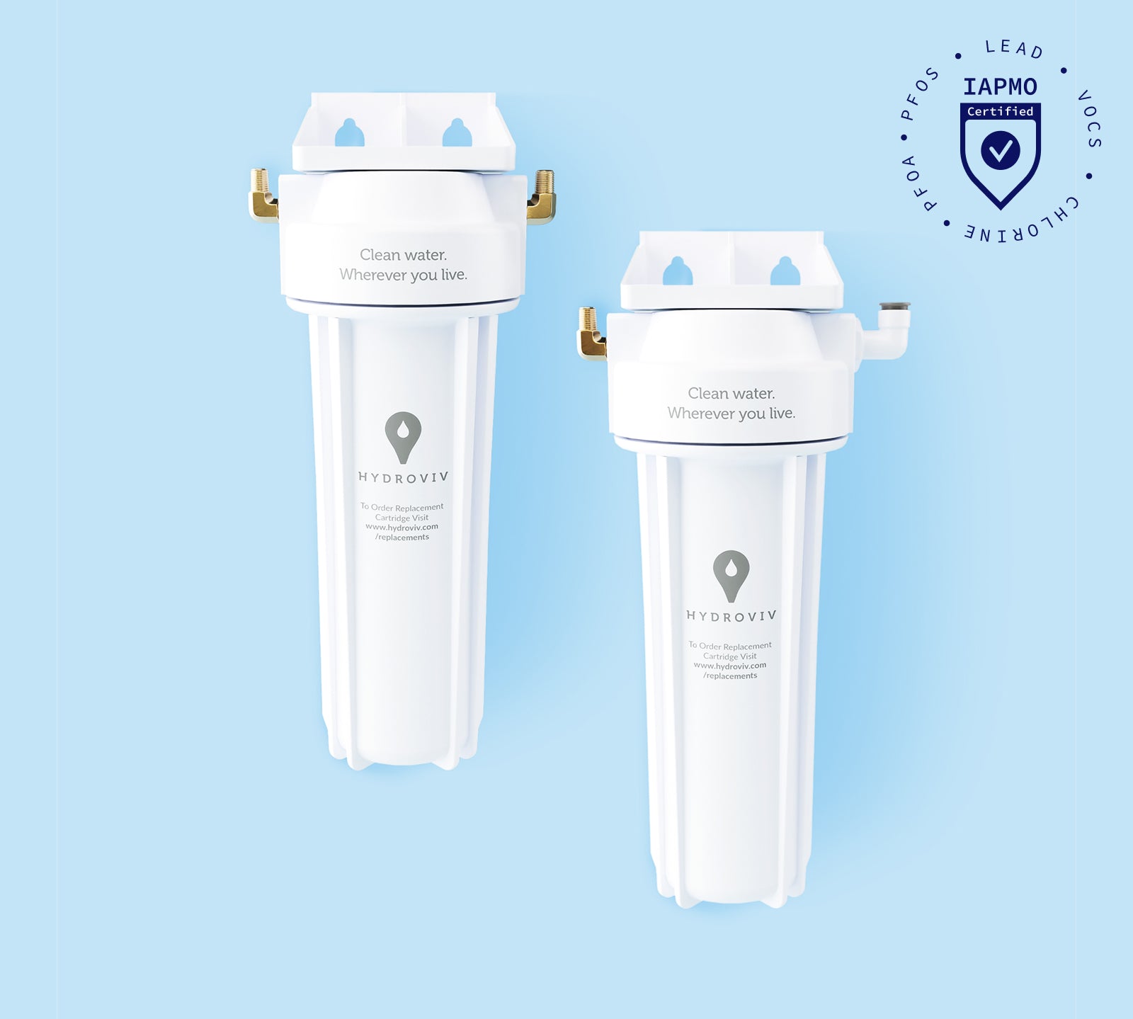 Hydroviv Faucet & Fridge Water Filter Bundle