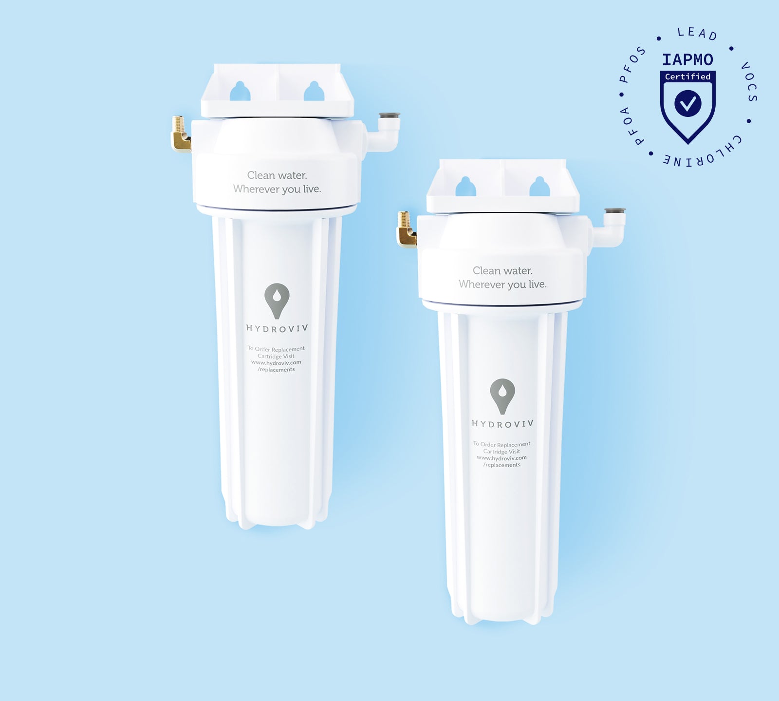 Hydroviv Two Faucet Water Filter Bundle