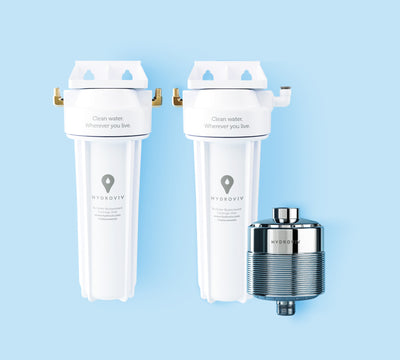 Hydroviv Faucet, Fridge, & In-Line Shower Water Filter 2.0 Bundle