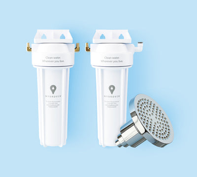 Hydroviv Faucet, Fridge, & Filtered Showerhead Water Filter Bundle