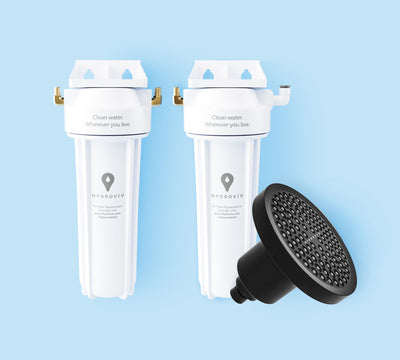 Hydroviv Faucet, Fridge, & Filtered Showerhead Water Filter Bundle