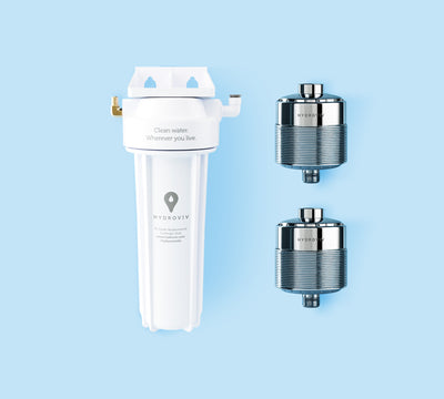 Hydroviv Faucet & Two In-Line Shower Water Filter 2.0 Bundle