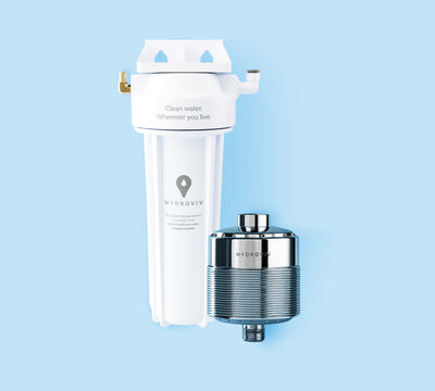 Hydroviv Faucet & In-Line Shower Water Filter 2.0 Bundle