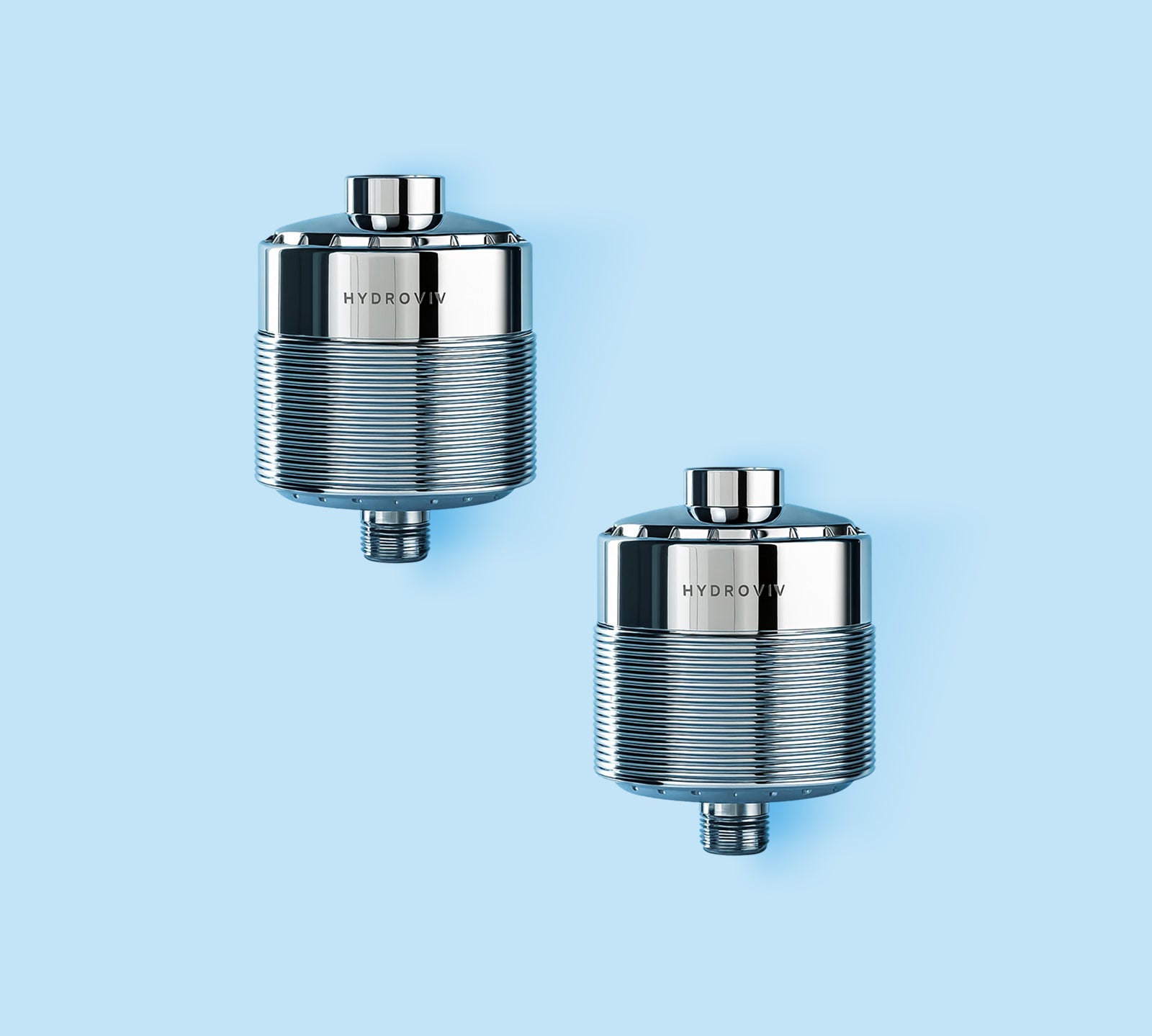 Hydroviv Two In-Line Shower Water Filter 2.0 Bundle